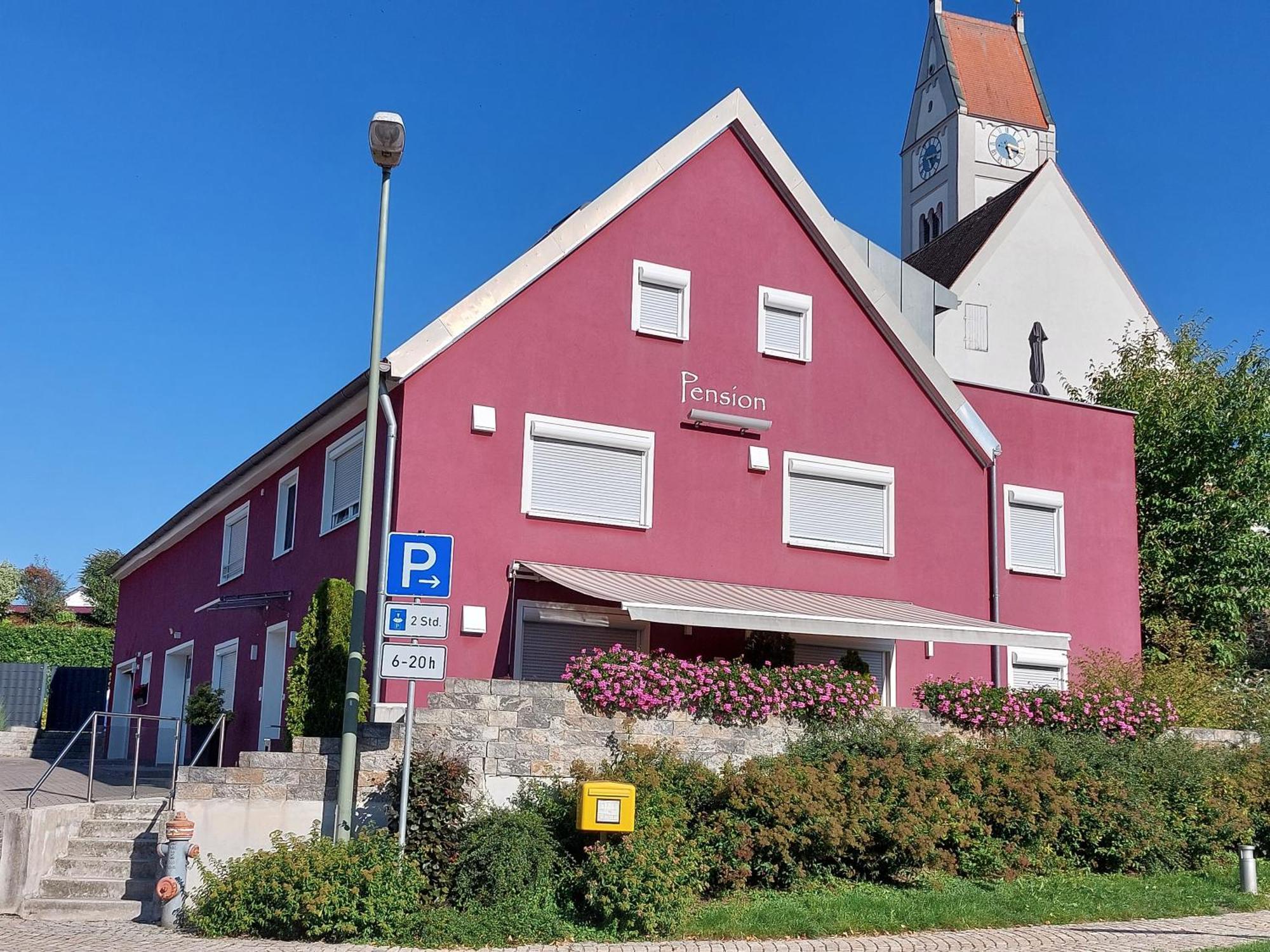 Pension Am Kirchberg Wehringen Luaran gambar